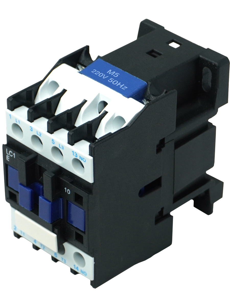 Контактор электромагнитный LC1E1210M5, 3P, 12А, 1НО, 220В/50Гц, (ЭТ)