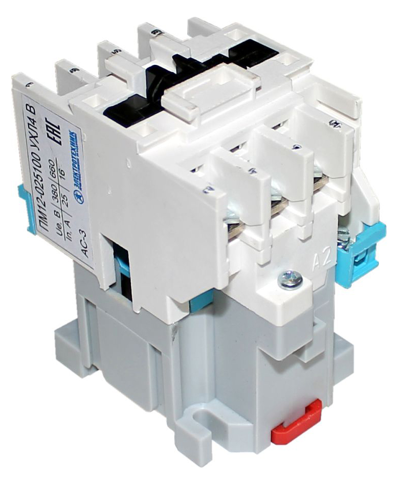 Пускатель электромагнитный ПМ12-025100 УХЛ4 В, 110В/50Гц, 1з, 25А, нереверсивный, без реле, IP00