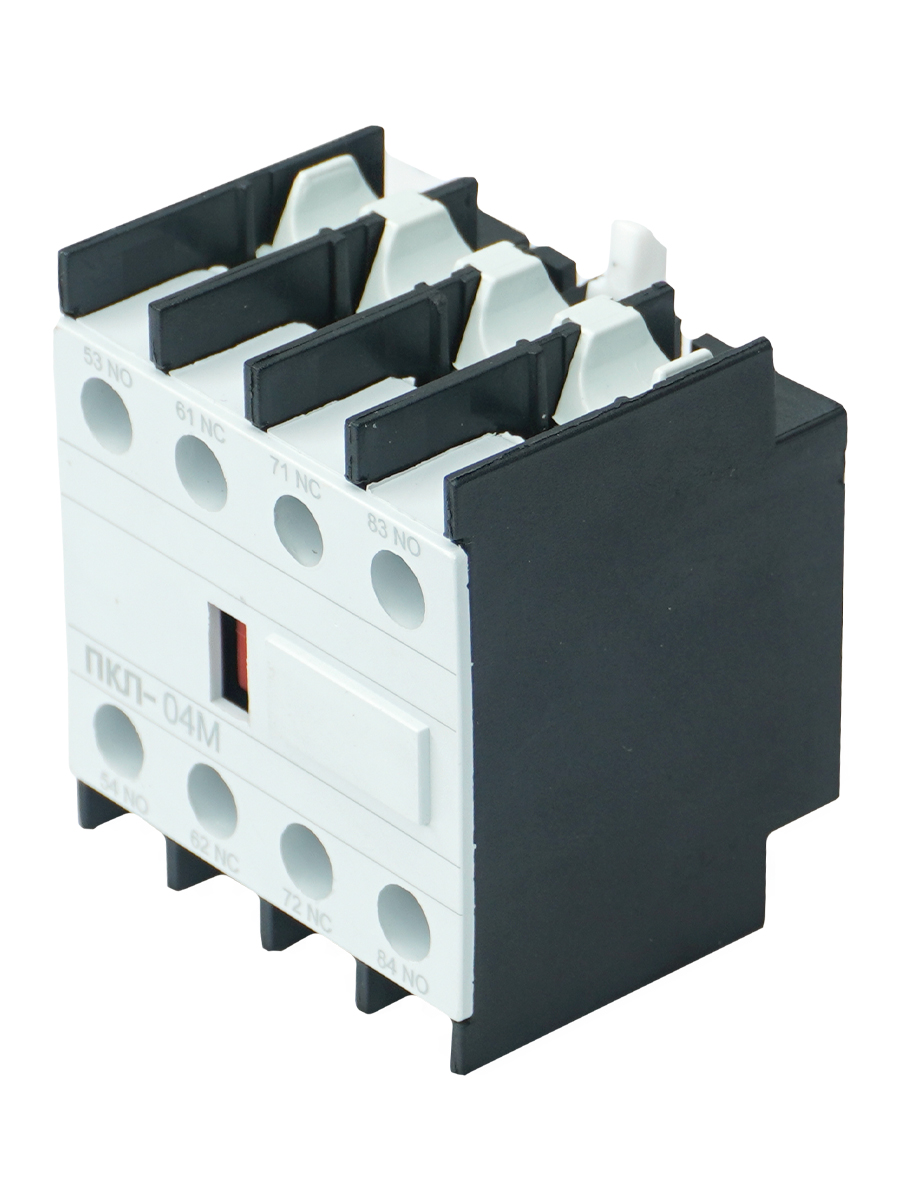 ПКЛ-04М О4 Б, 0з+4р, 16А, IP20, приставка контактная