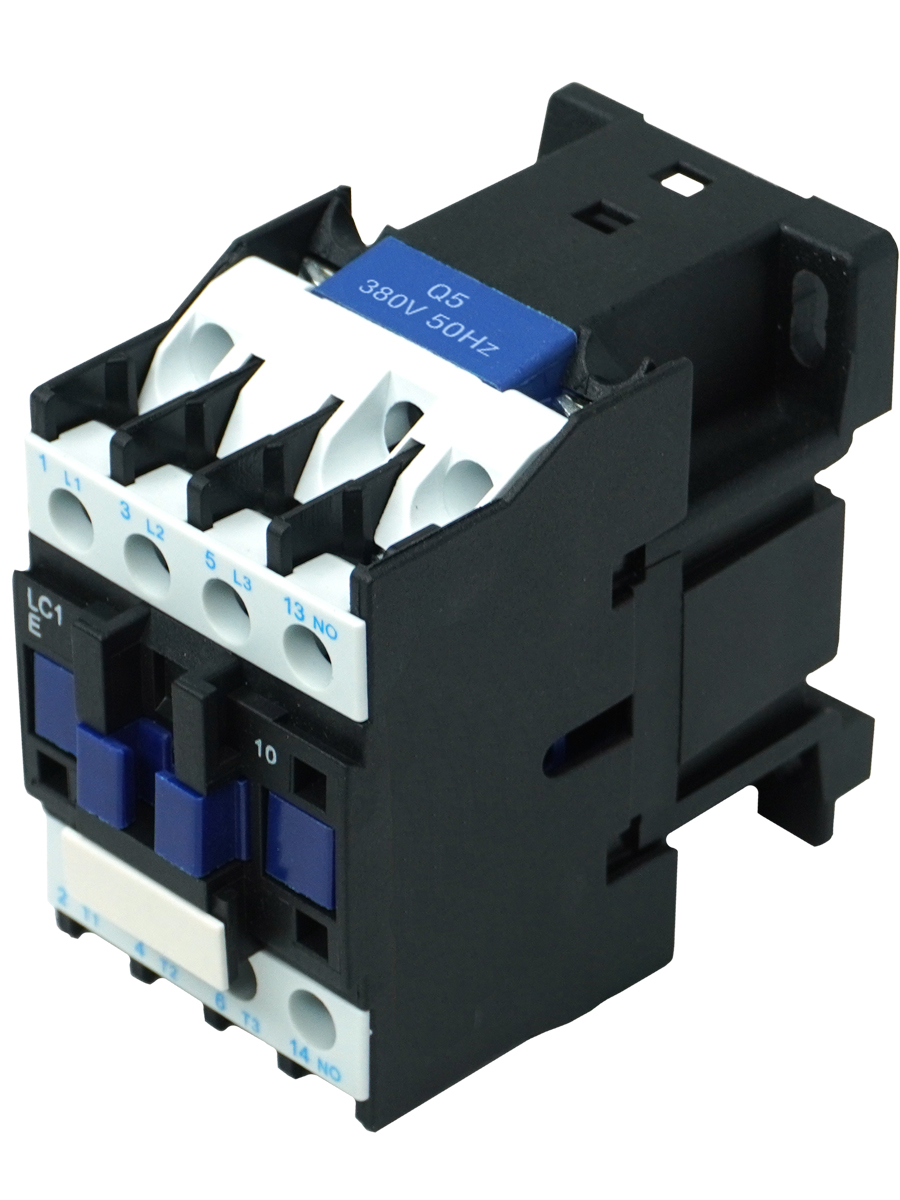 Контактор электромагнитный LC1E1210Q5, 3Р, 12А, 1НО, 380В/50Гц,   (ЭТ)