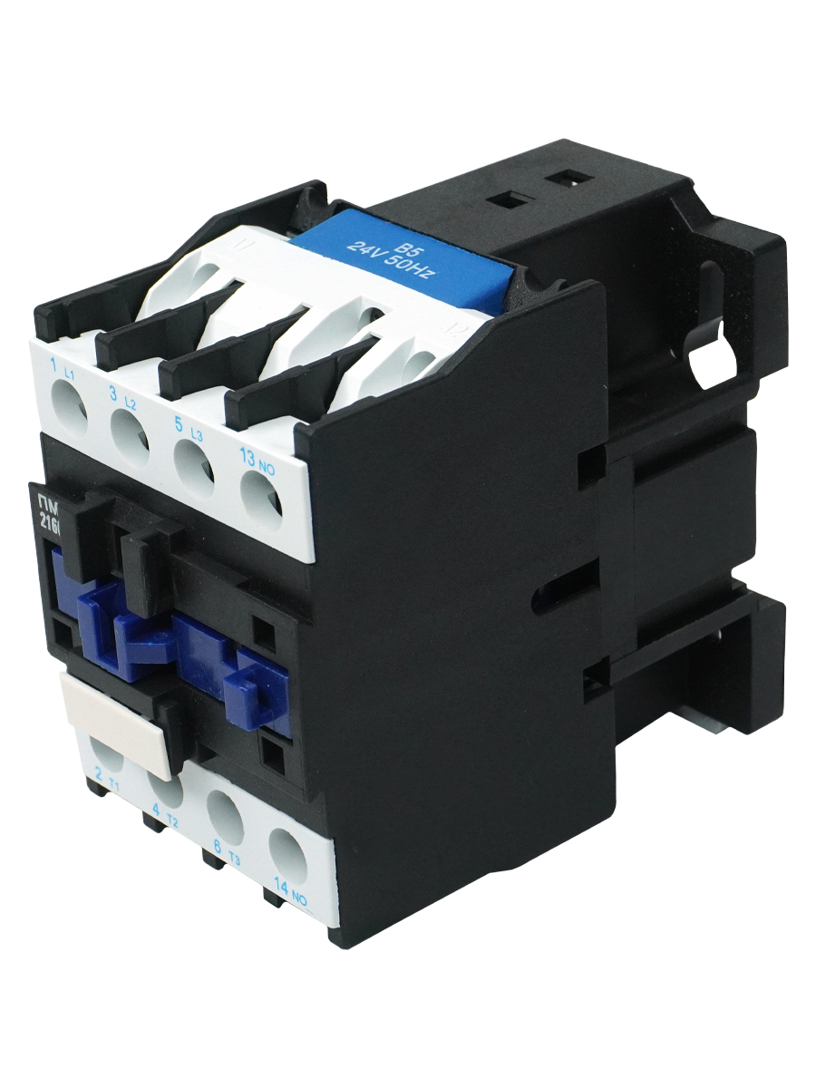 Пускатель электромагнитный ПМЛ-2160М УХЛ4 Б, 24В/50Гц, 1з, 25А, нереверсивный, без реле, IP20