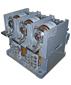 Контактор вакуумный КВТ-1,14-4/400-3 У3, трёхполюсный, 400А, 220В DC, 4з+3р, нереверсивный, без реле.
