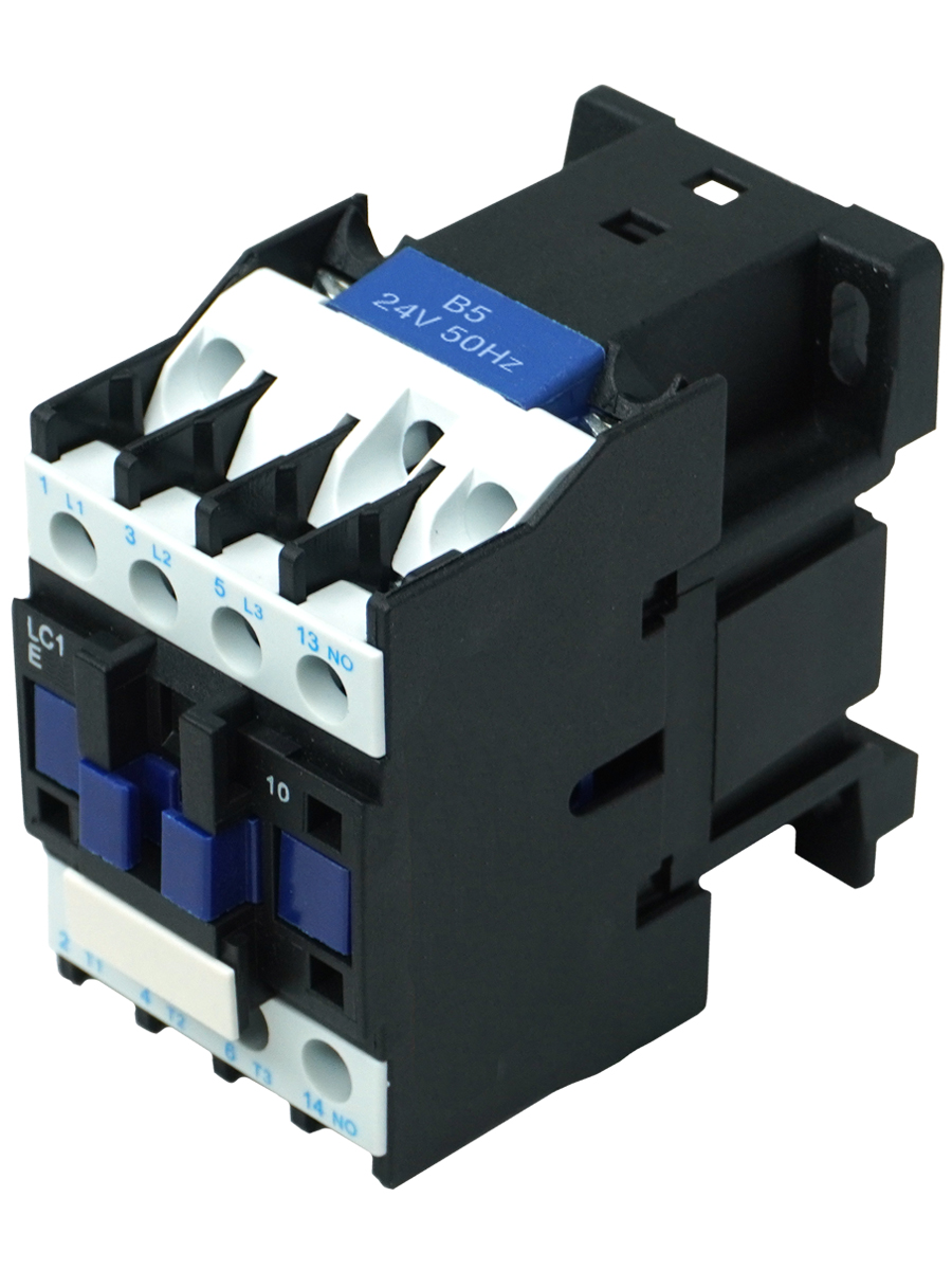 Контактор электромагнитный LC1E1210B5, 3Р, 12А, 1НО, 24В/50Гц, (ЭТ)