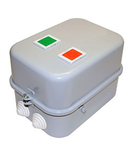 ПМ12-040260 У3 В, 220В/50Гц, 1з, 40А, нереверсивный, с реле РТТ-121 28,0-40,0А, в корпусе IP40, с кнопками ПУСК+СТОП+R, пускатель электромагнитный  (ЭТ)