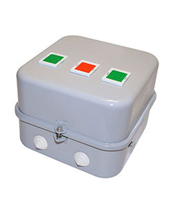 Пускатель электромагнитный ПМ12-025661 У3 В, 380В/50Гц, 2з+4р, 25А, реверсивный, с реле РТТ-131 21,3-25,0А , в корпусе IP40, с кнопками ПУСК+СТОП+R