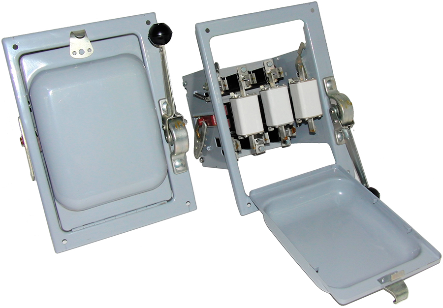 Блок с предохранителем-выключателем (ЭТ) БПВ-1У3, 100А, медные держатели, с ПН2-100 (медь)