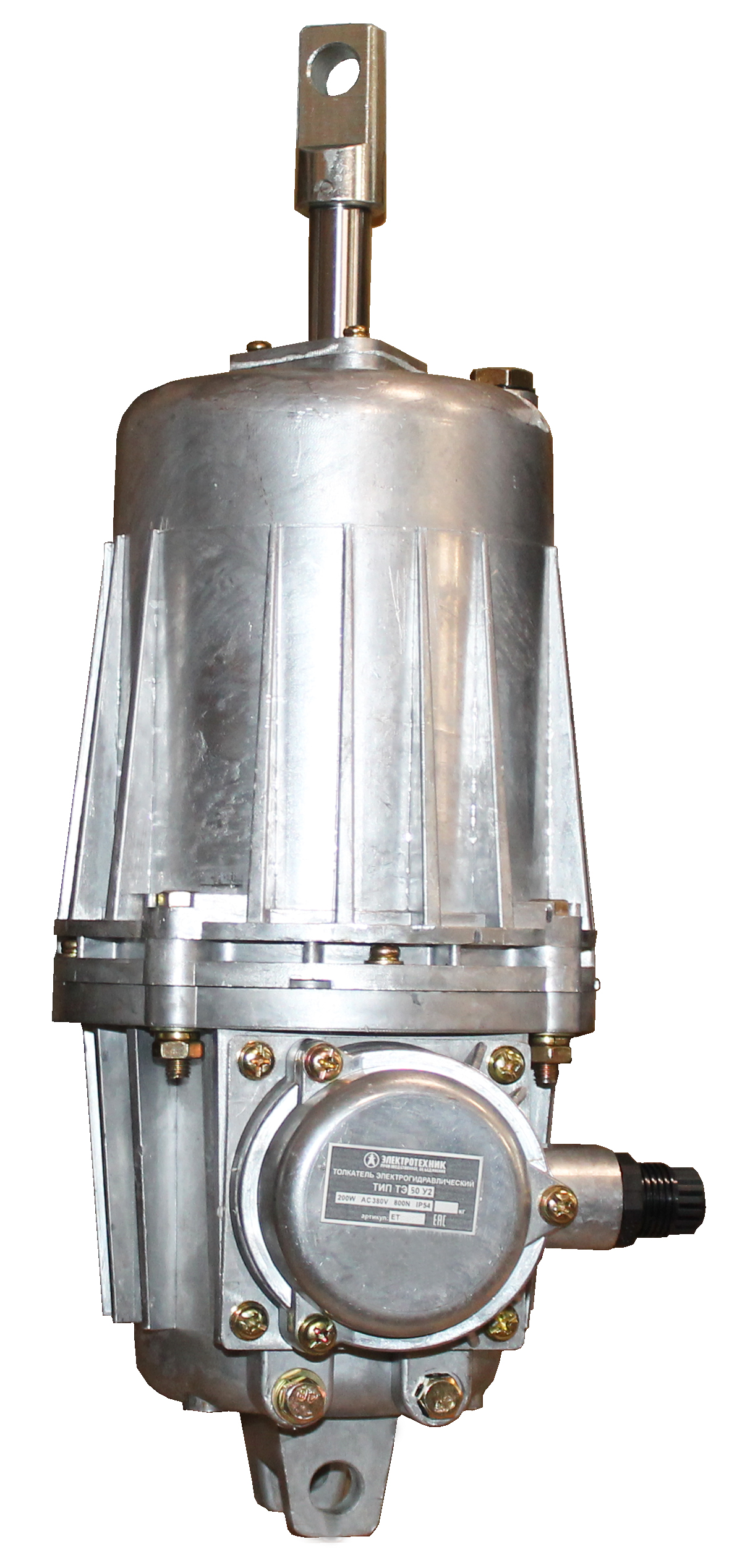 Толкатель электрогидравлический ТЭ-30 У2, без масла, 380В, среднее усилие подъема 300Н, IP54