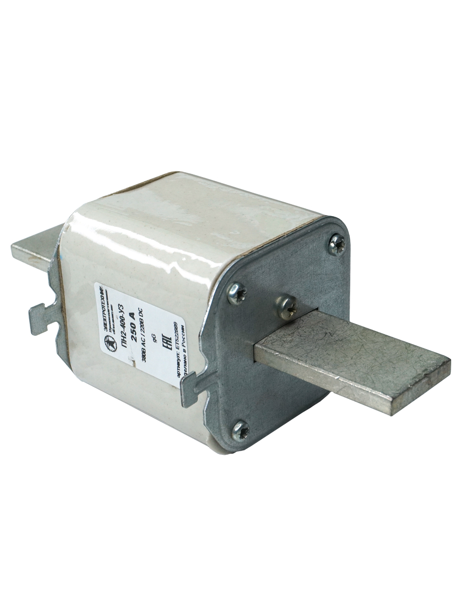 Вставка плавкая ПН2-400 У3 на 250А, медные ножи