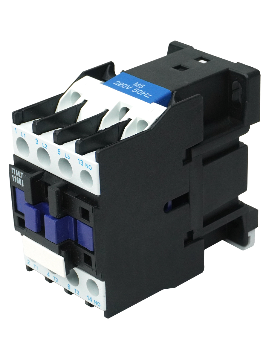 Пускатель электромагнитный ПМЛ-1160ДМ УХЛ4 Б, 220В/50Гц, 1з, 16А, нереверсивный, без реле, IP20