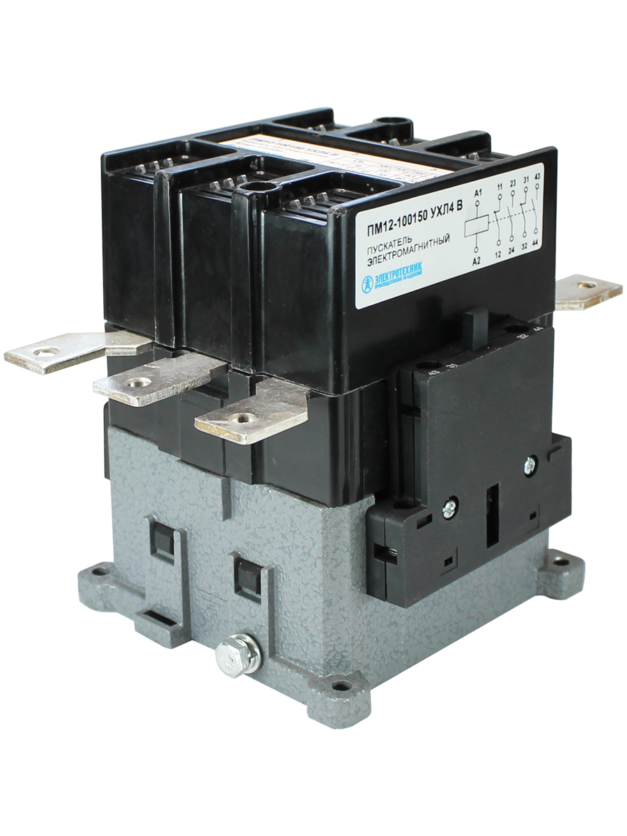 ПМ12-100150 УХЛ4 В, 127В/50Гц, 2з+2р, 100А, нереверсивный, без реле, IP20, пускатель электромагнитный  (ЭТ)