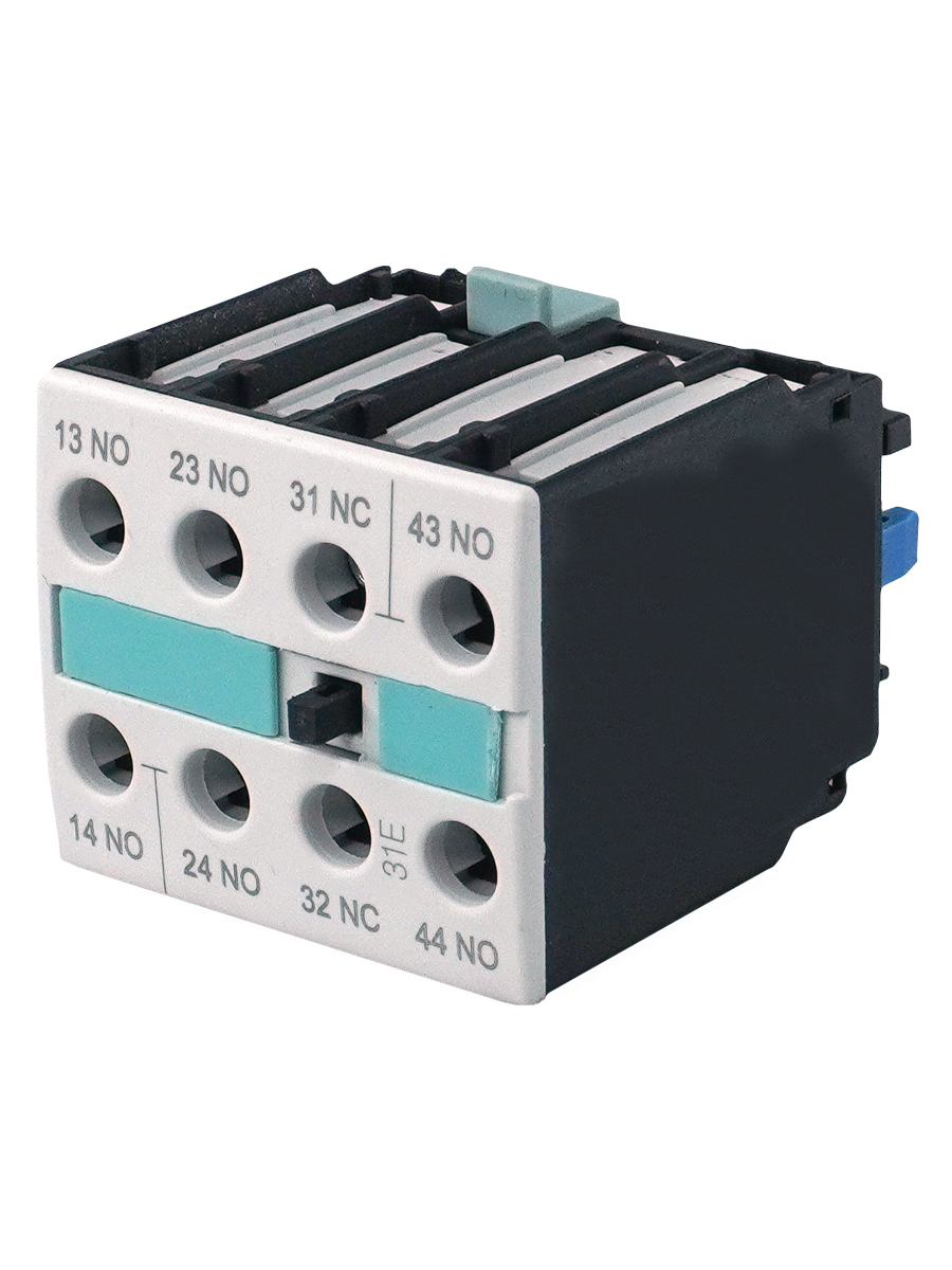Блок-контакт 3RH1921-1FA22, 2НО+2НЗ, для контакторов типоразмеров S0…S12, фронтальный, винтовые клеммы, IP20
