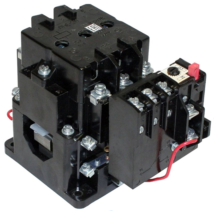 Пускатель электромагнитный ПМЕ-212 УХЛ4 В, 380В/50Гц, 2з+2р, 25А, нереверсивный, с реле РТТ-141 21,3-25,0А, IP00