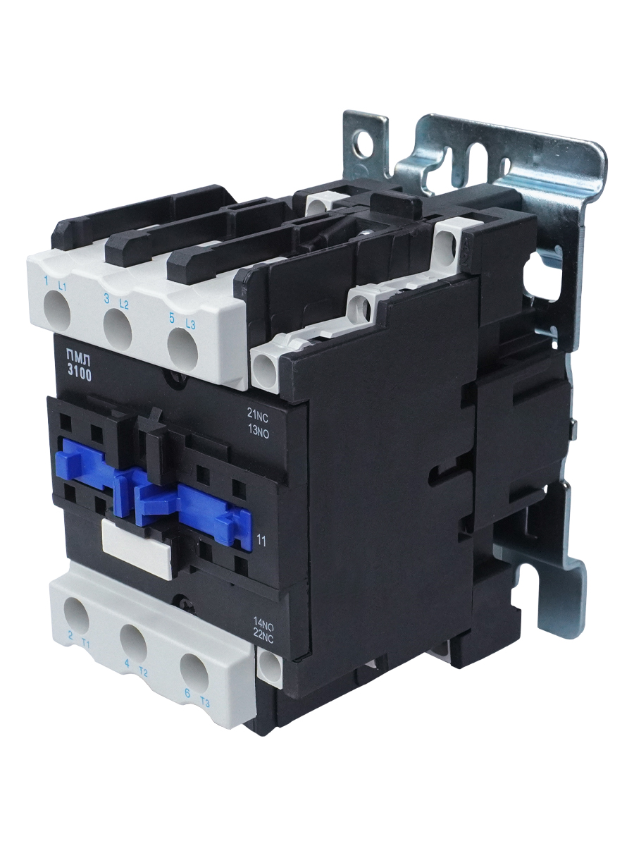 Пускатель электромагнитный ПМЛ-3100 УХЛ4 Б, 110В/50Гц, 1р+1з, 40А, нереверсивный, без реле, IP00