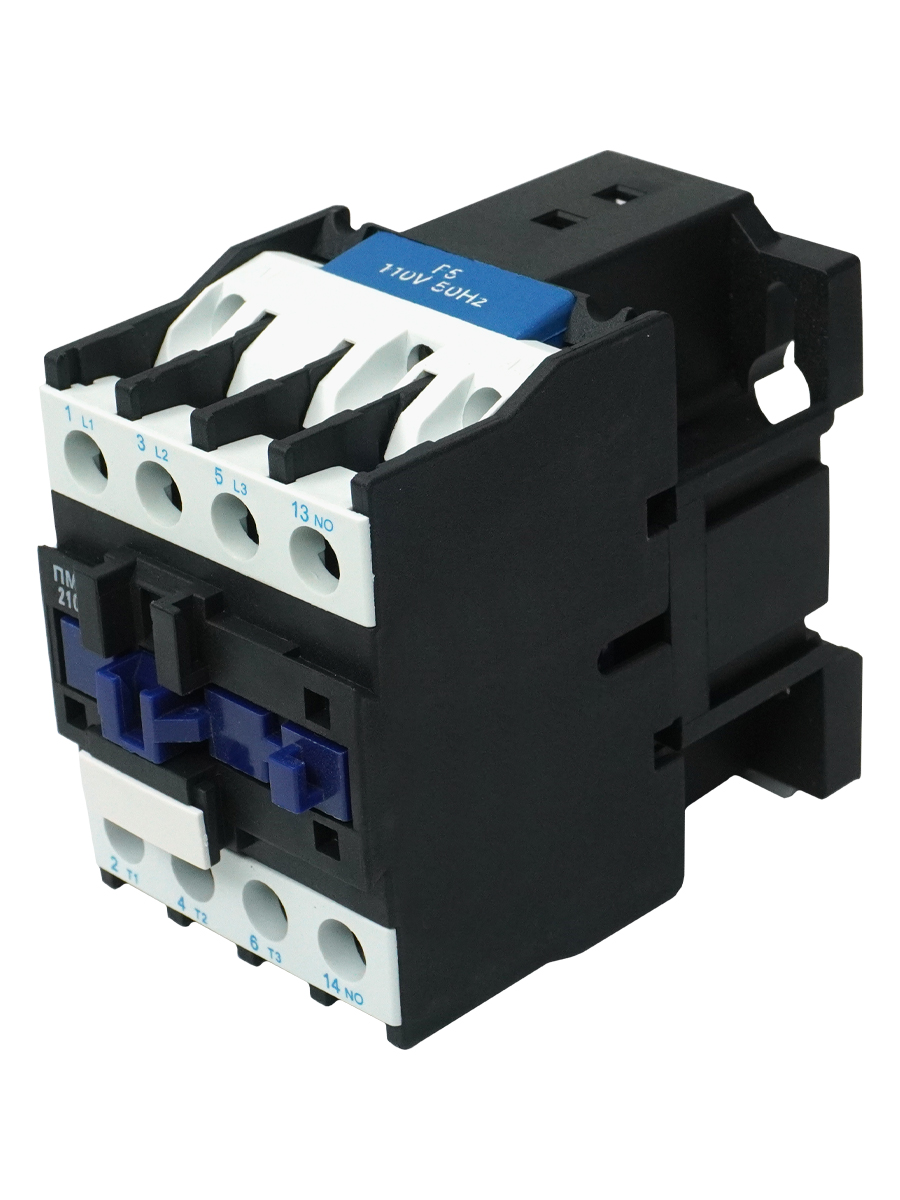 Пускатель электромагнитный ПМЛ-2100 УХЛ4 Б,       110В/50Гц, 1з, 25А, нереверсивный, без реле, IP00