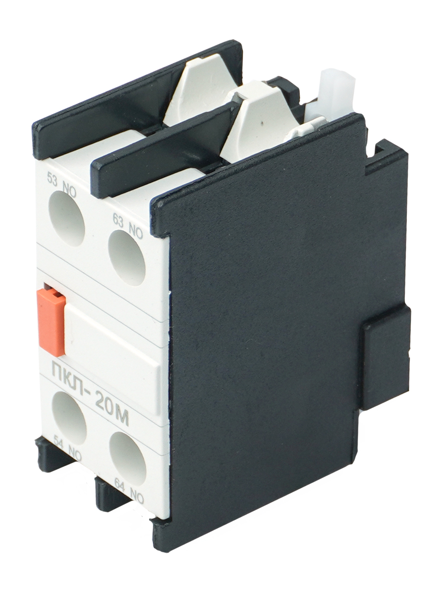 ПКЛ-20М О4 Б, 2з+0р, 16А, IP20, приставка контактная