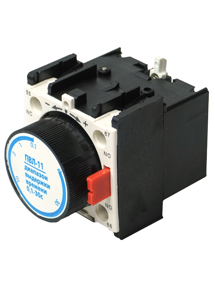 ПВЛ-11М О4 Б, 0,1-30с, при включении, 10А, IP20, приставка выдержки времени