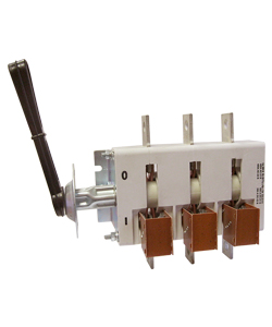 Рубильник ВР32-37В31250-32 УХЛ3 400А съемная боковая смещенная рукоятка