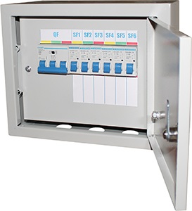 Щиток осветительный навесной ОЩВ-12 УХЛ4, 100/25А, IP54