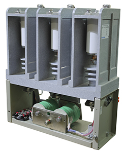 КВТ-10-1,6/160D-3 У3, трёхполюсный, 160А, 220В, 3з+3р, нереверсивный, без реле, IP00, контактор вакуумный  (ЭТ)