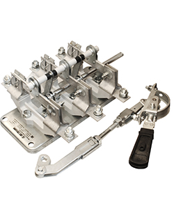 РЕ19-39-31140-00 УХЛ3, 630А, 3-х полюсный на одно направление, передняя смещенная рукоятка, IP00, разъединитель