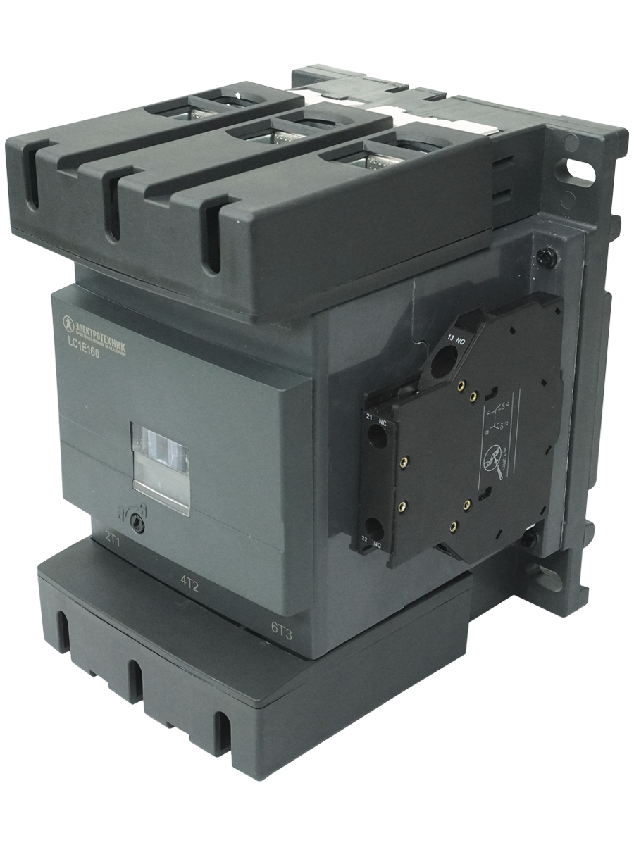 Контактор электромагнитный LC1E160E5, 3Р, 160А, 1НО+1НЗ, 48В/50Гц, (ЭТ)