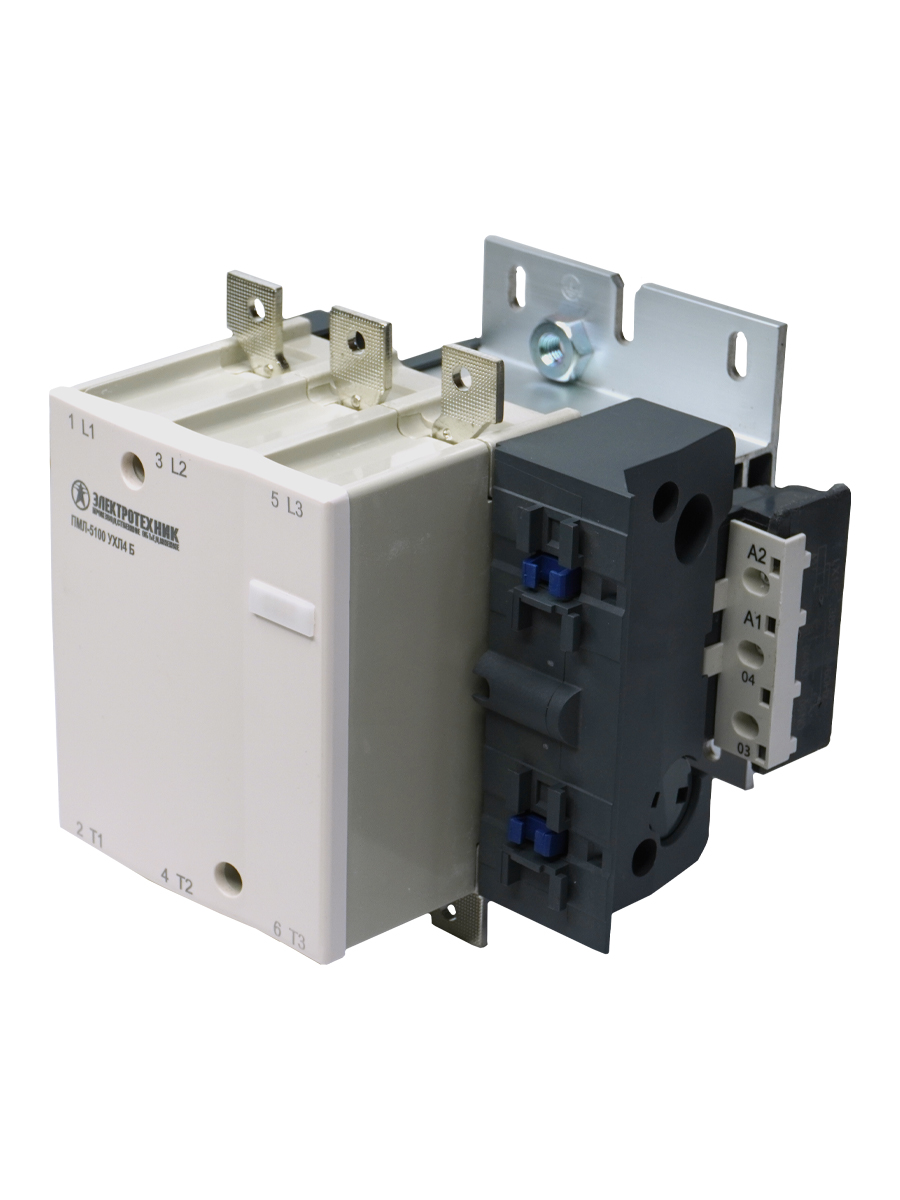 Пускатель электромагнитный ПМЛ-5100 УХЛ4 Б        380В/50Гц 1з 125А нереверсивный, без реле, IP00