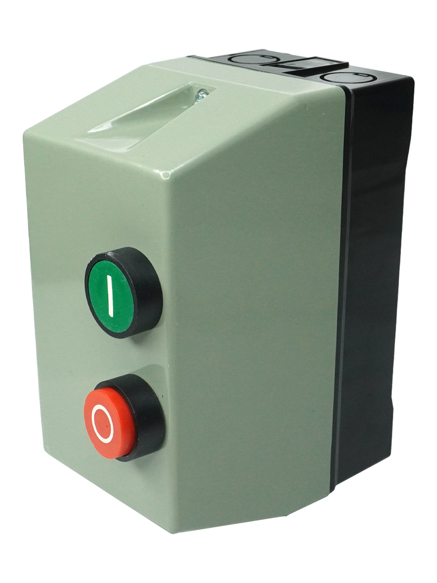 Пускатель электромагнитный ПМЛ-1220 УХЛ4 Б, 380В/50Гц, 1з, 10А, нереверсивный, с реле РТЛ-1014-2 7-10А, в корпусе из пластика IP54, с кнопками ПУСК + СТОП