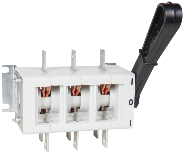 Выключатель-разъединитель ВР32-35 А 70220-00 УХЛ3, 250А, несъёмная боковая рукоятка, 3-х полюсный на два направления, IP00