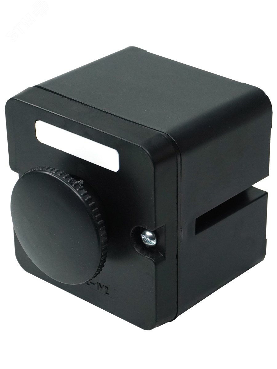 Изображение товара Пост управления ПКЕ 222-1 У2 10А 660В IP54 черный гриб монтажная плата