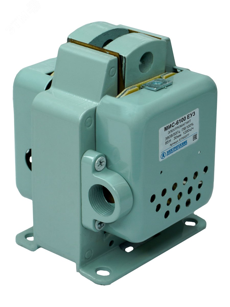 Изображение товара Электромагнит МИС 6100 380В 50Гц - надежное устройство для электротехники