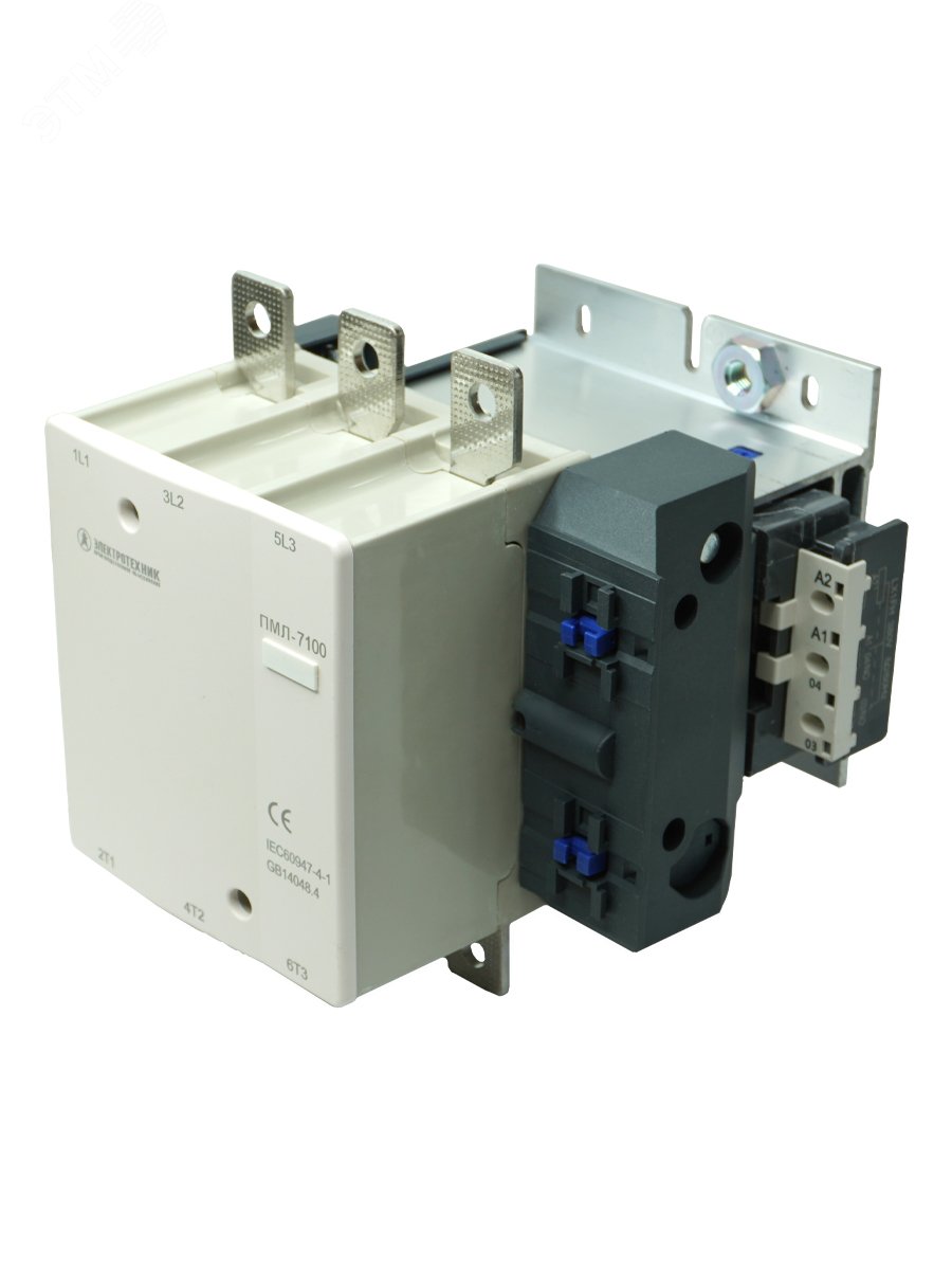 Изображение товара Пускатель электромагнитный ПМЛ-7100 УХЛ4 Б 250А 380В переменный ток IP00