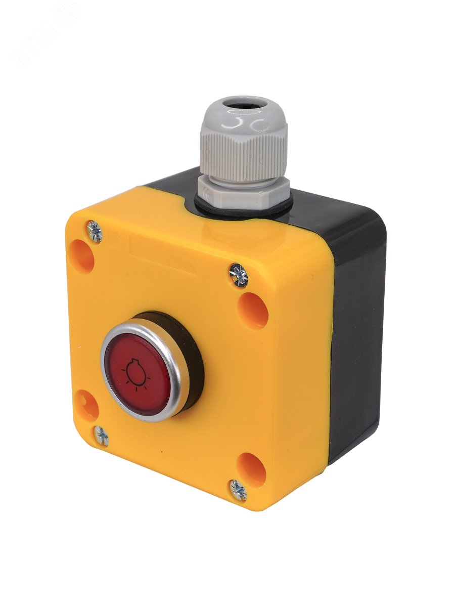 Изображение товара Пост управления ПКУ-22-1W2M-65У1 с подсветкой и IP65, 220В AC