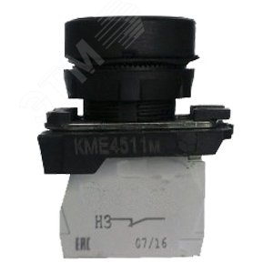 Изображение товара Выключатель кнопочный КМЕ 4111м УХЛ3, красный, 1но+1нз, цилиндр, IP40 (шт)