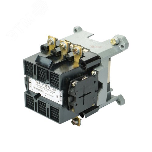 Изображение товара Пускатель электромагнитный ПМА-4100 УХЛ4 В, 380В/50Гц, 2з+2р, 63А, нереверсивный, без реле, IP00 (шт)