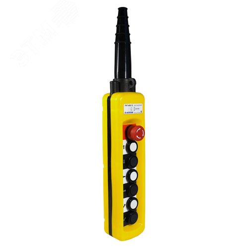 Изображение товара Пост кнопочный ПКТ-60Б У2, IP65, кнопка блокировка с фиксацией (красная), вверх, вниз, влево, вправо, вперёд, назад, 6NO (шт)