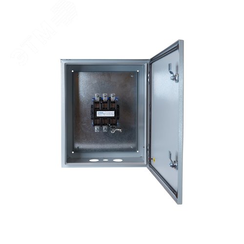 Изображение товара Пускатель электромагнитный ПМ12-160110 У2 В 380В 2з+2р 160А нереверс. б/реле в корпусе 500х400х220 без кнопок IP54 Электротехник ET020193 (шт)