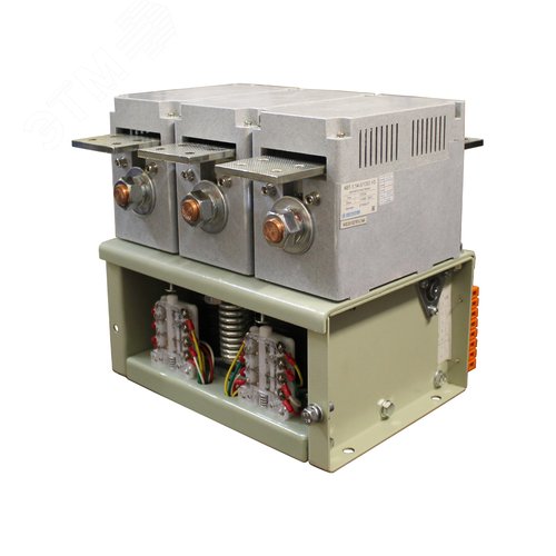 Изображение товара Контактор вакуумный КВТ-1,14-5/1250-3 У3, трёхполюсный, 220В, 4з+3р, нереверсивный, без реле, IP00. (шт)