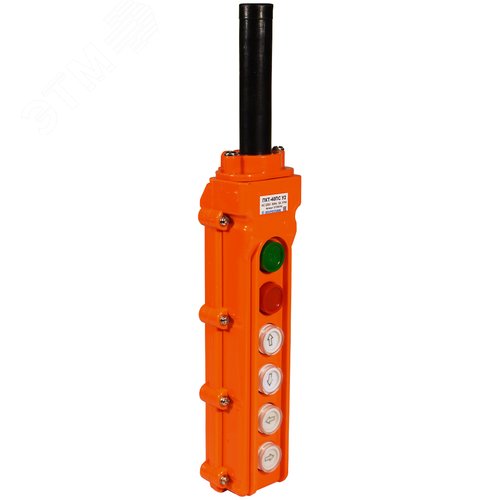 Изображение товара Пост кнопочный ПКТ-40ПС У2 5А IP54 кнопка ПУСК с фиксацией стоп-вверх-вниз-влево-вправо (шт)