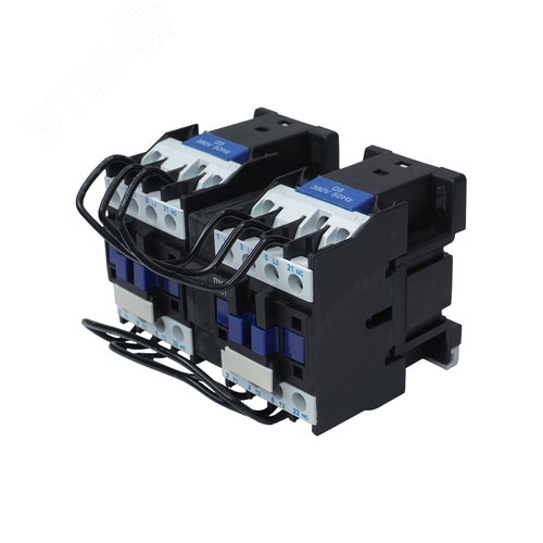 Изображение товара Пускатель электромагнитный ПМЛ-1501 УХЛ4 Б, 380В/50Гц, 2р, 10А, реверсивный, без реле, IP00 (шт)