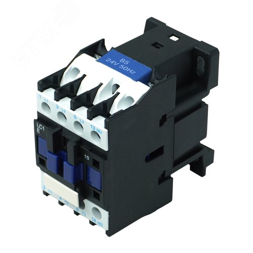 Изображение товара Контактор электромагнитный LC1E1210B5, 3Р, 12А, 1НО, 24В/50Гц, (ЭТ) (шт)