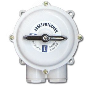 Изображение товара Выключатель пакетный ВП2-100 М1 до 100А плоский корпус IP56 (шт)