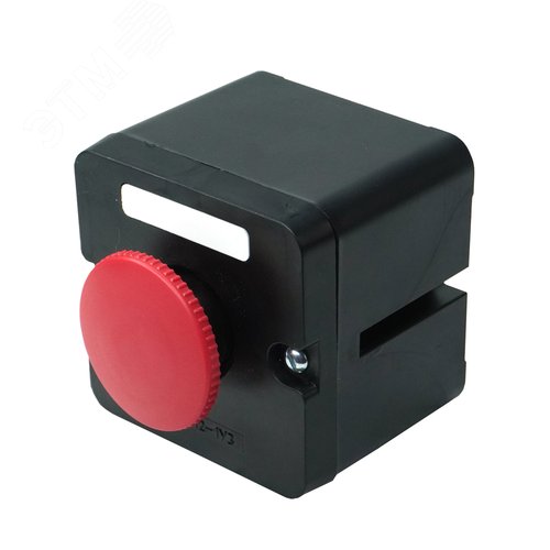 Изображение товара Пост управления ПКЕ 222-1 У2, 10А, 660В, 1 элемент, красный гриб, накладной, IP54 (шт)