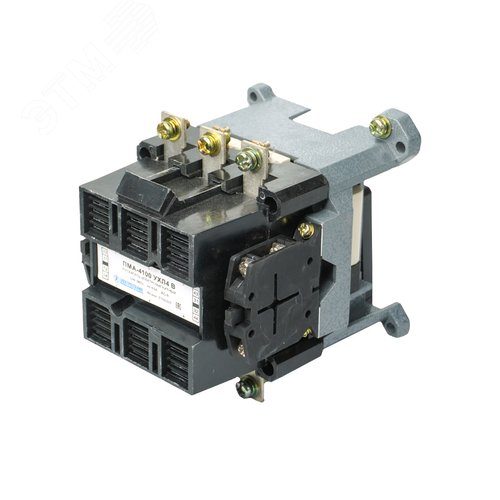 Изображение товара Пускатель электромагнитный ПМА-4100 УХЛ4 В, 220В/50Гц, 2з+2р, 63А, нереверсивный, без реле, IP00 (шт)