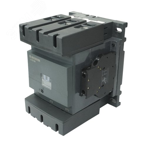 Изображение товара Контактор электромагнитный LC1E160Q5, 3Р, 160А, 1НО+1НЗ, 380В/50Гц, (ЭТ) (шт)