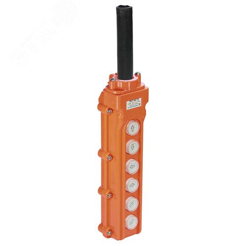 Изображение товара Пост кнопочный ПКТ-60 на 6 кнопок IP54 ABS-пластик (шт)