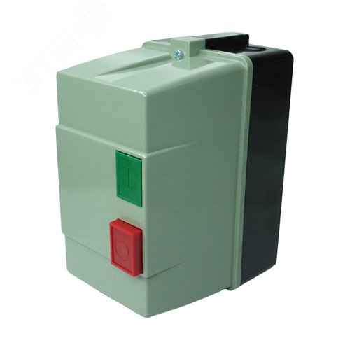 Изображение товара Пускатель электромагнитный ПМЛ-2220 УХЛ4 Б, 220В/50Гц, 1з, 25А, нереверсивный, с реле РТЛ-1022-2 17-25А, в корпусе из пластика IP54, с кнопками ПУСК + СТОП (шт)