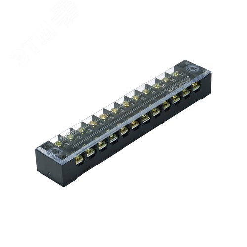Изображение товара ТВ-1512, 15А, 12 клеммных пар, IP30, блок зажимов (шт)