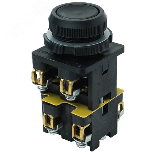 Изображение товара Кнопка КЕ-012 исп3(2з+2р) чер.кн (шт)