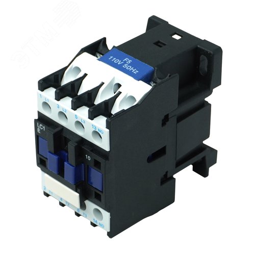 Изображение товара Контактор электромагнитный LC1E1210F5, 3Р, 12А, 1НО, 110В/50Гц, (ЭТ) (шт)