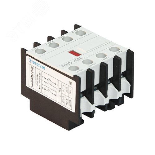 Изображение товара ПКЛ-40М О4 Б, 4з+0р, 16А, IP20, приставка контактная (шт)